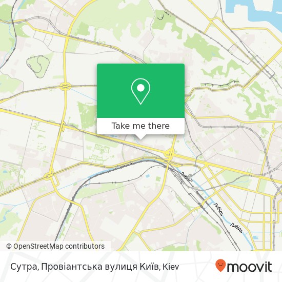 Сутра, Провіантська вулиця Київ map