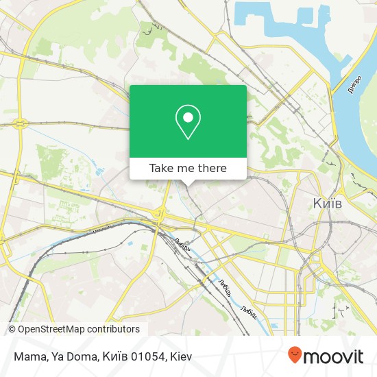 Карта Mama, Ya Doma, Київ 01054