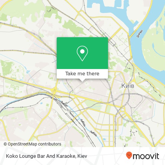Карта Koko Lounge Bar And Karaoke