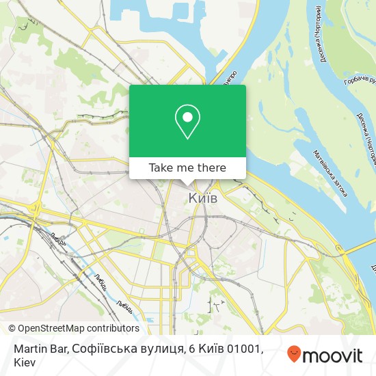 Martin Bar, Софіївська вулиця, 6 Київ 01001 map