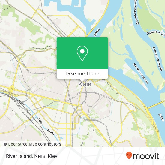 River Island, Київ map