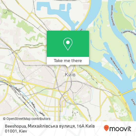 Beeshopua, Михайлівська вулиця, 16А Київ 01001 map