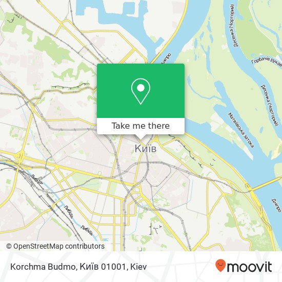 Карта Korchma Budmo, Київ 01001