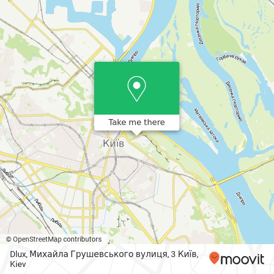 Dlux, Михайла Грушевського вулиця, 3 Київ map