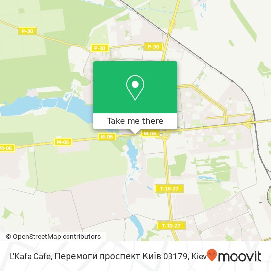 Карта L'Kafa Cafe, Перемоги проспект Київ 03179