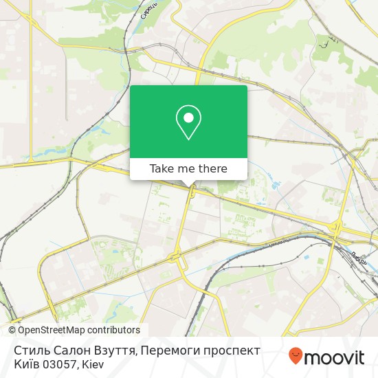 Карта Стиль Салон Взуття, Перемоги проспект Київ 03057