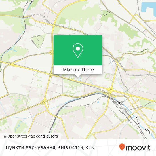 Пункти Харчування, Київ 04119 map
