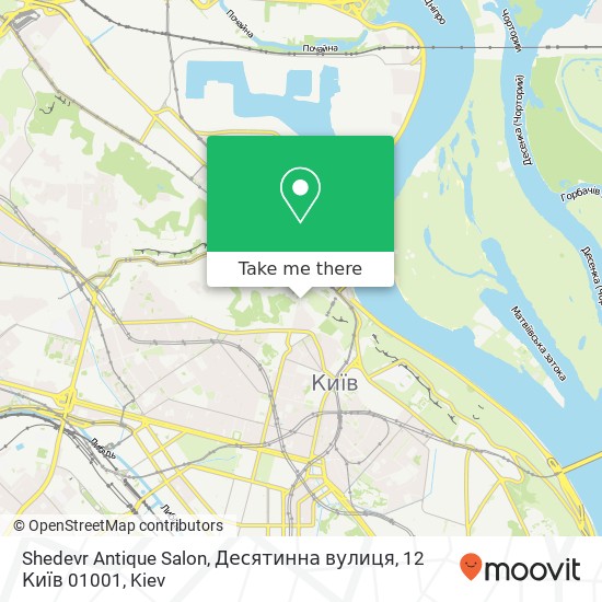 Shedevr Antique Salon, Десятинна вулиця, 12 Київ 01001 map