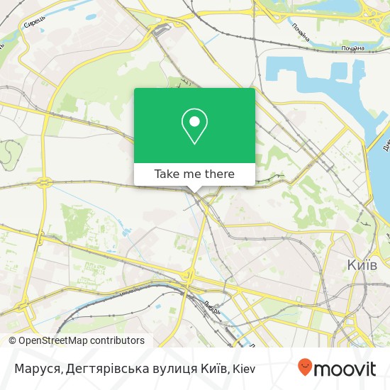 Маруся, Дегтярівська вулиця Київ map