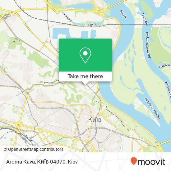 Aroma Kava, Київ 04070 map