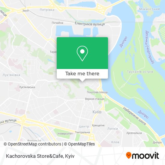 Карта Kachorovska Store&Cafe