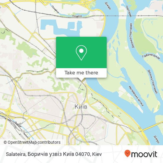 Salateira, Боричів узвіз Київ 04070 map