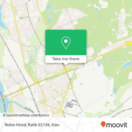 Robin Hood, Київ 02156 map