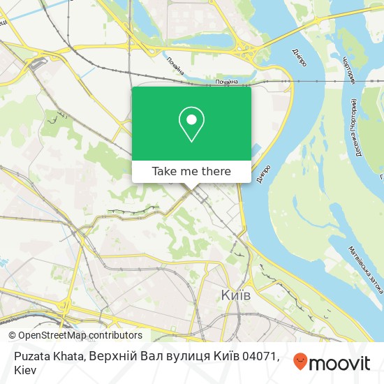 Puzata Khata, Верхній Вал вулиця Київ 04071 map