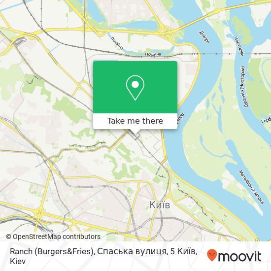 Ranch (Burgers&Fries), Спаська вулиця, 5 Київ map