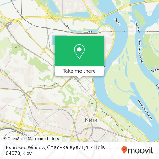 Espresso Window, Спаська вулиця, 7 Київ 04070 map