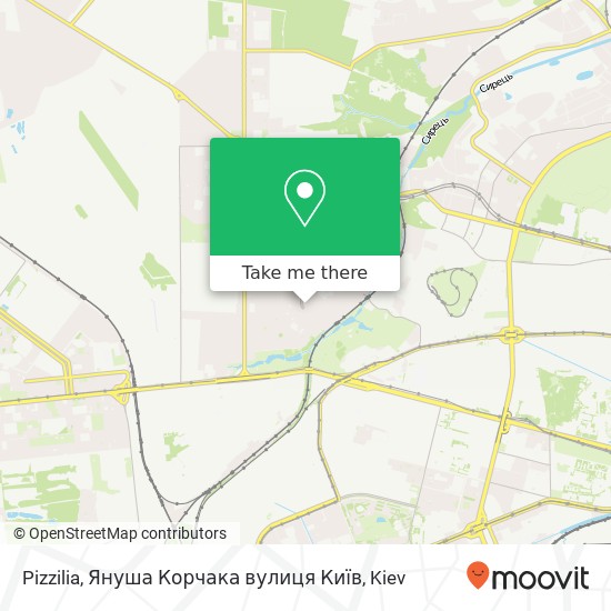 Pizzilia, Януша Корчака вулиця Київ map