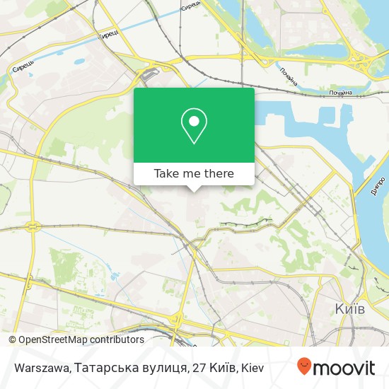 Warszawa, Татарська вулиця, 27 Київ map