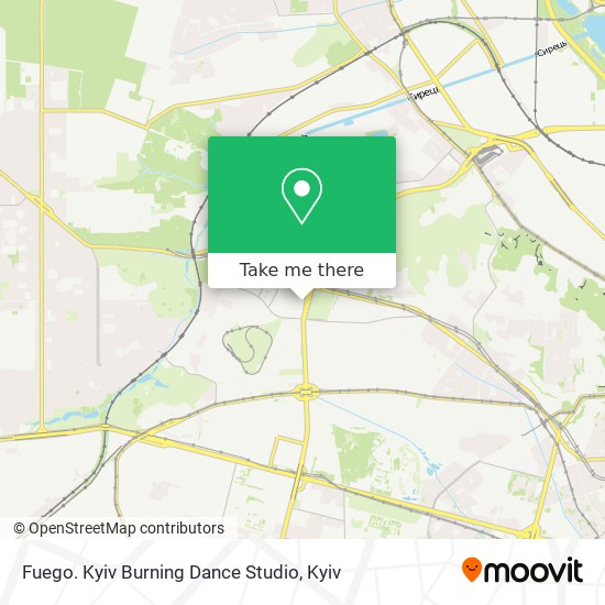 Карта Fuego. Kyiv Burning Dance Studio