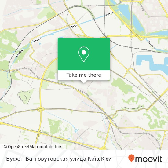 Буфет, Багговутовская улица Київ map