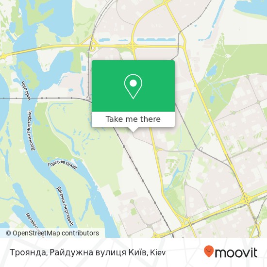 Троянда, Райдужна вулиця Київ map