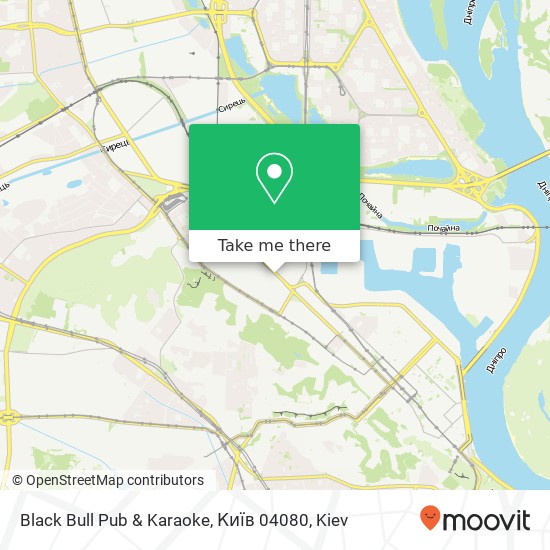 Black Bull Pub & Karaoke, Київ 04080 map