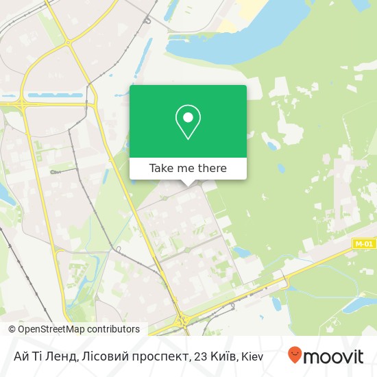 Ай Ті Ленд, Лісовий проспект, 23 Київ map