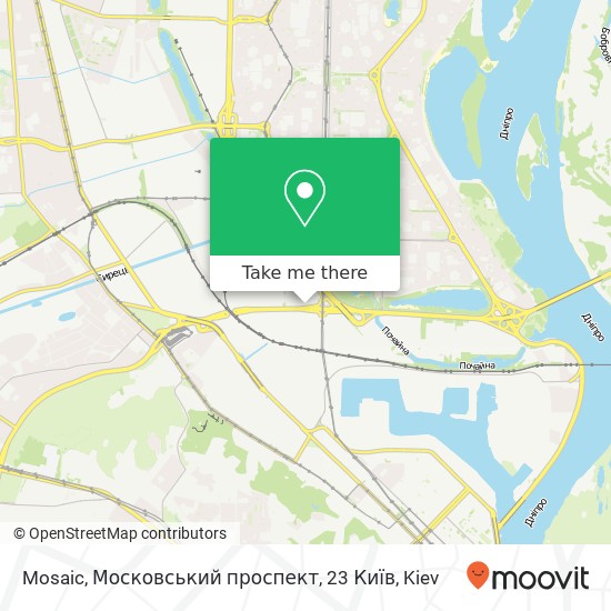 Mosaic, Московський проспект, 23 Київ map