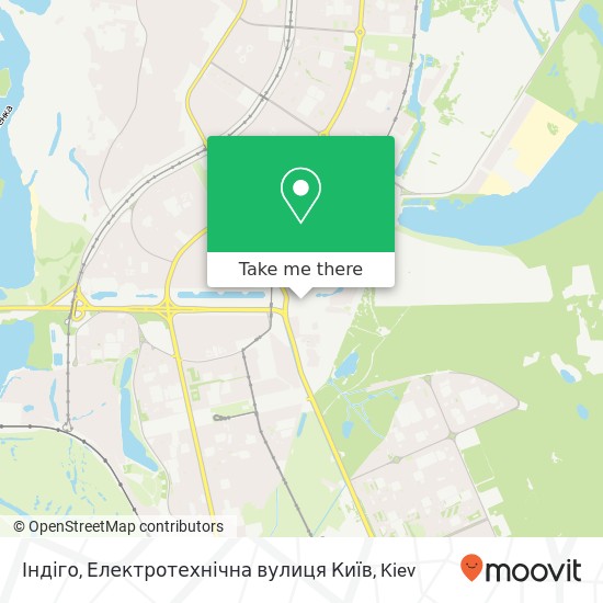 Індіго, Електротехнічна вулиця Київ map