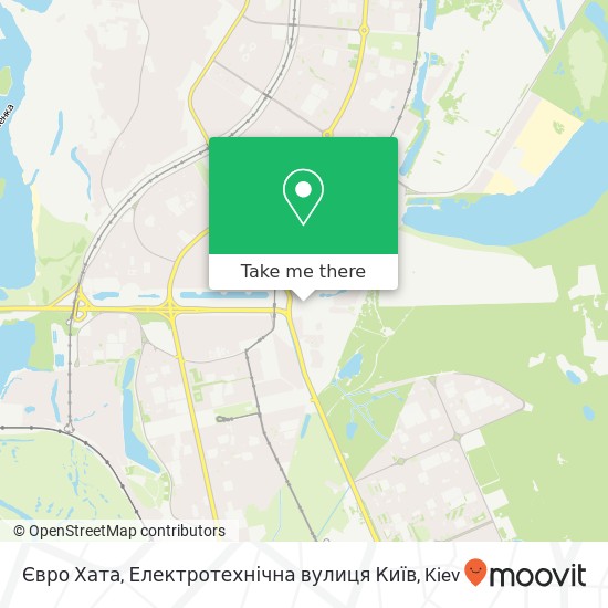 Євро Хата, Електротехнічна вулиця Київ map