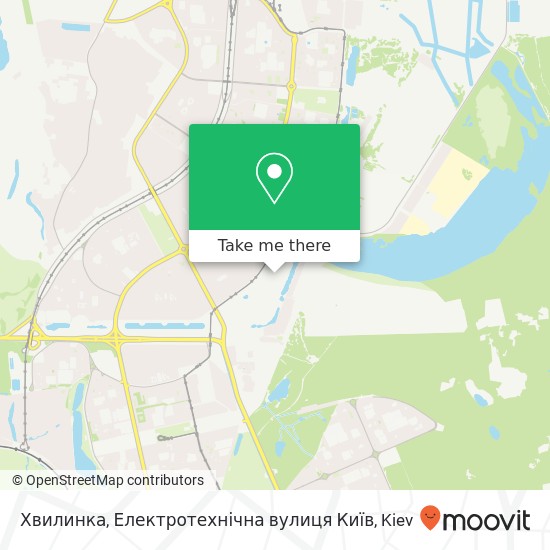 Хвилинка, Електротехнічна вулиця Київ map