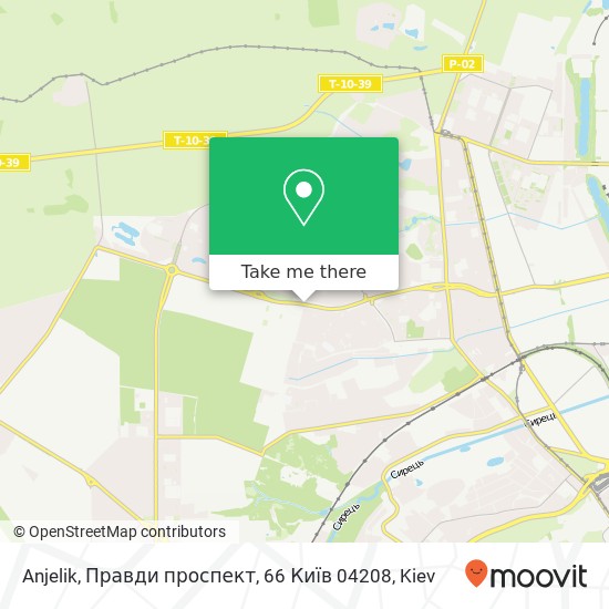 Anjelik, Правди проспект, 66 Київ 04208 map