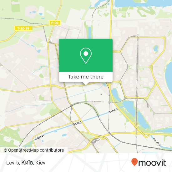 Levi's, Київ map