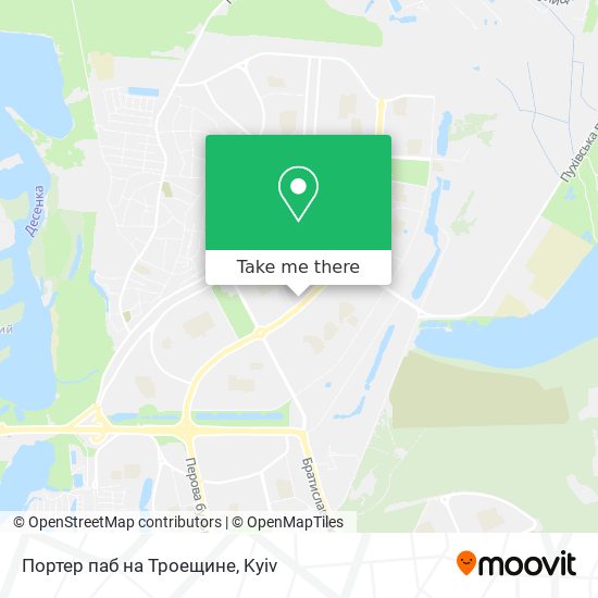 Портер паб на Троещине map