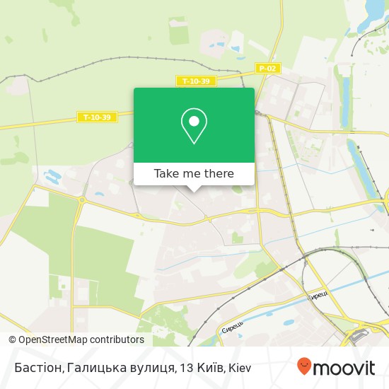 Бастіон, Галицька вулиця, 13 Київ map