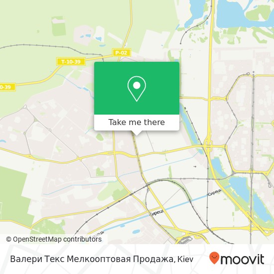 Валери Текс Мелкооптовая Продажа, Пріорська вулиця, 21 Київ map
