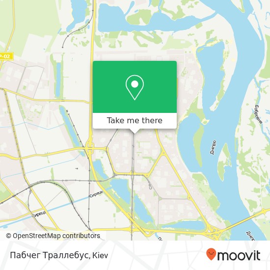 Пабчег Траллебус map