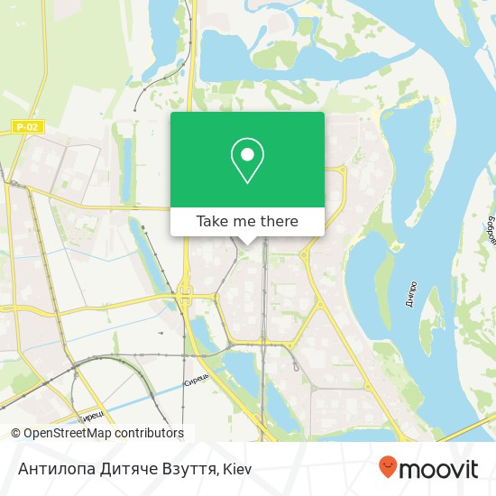 Антилопа Дитяче Взуття, Київ map