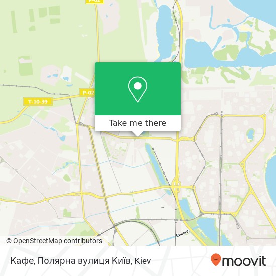 Кафе, Полярна вулиця Київ map