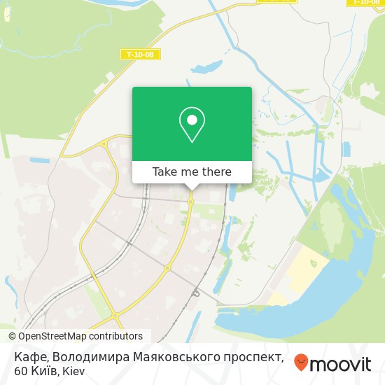 Кафе, Володимира Маяковського проспект, 60 Київ map