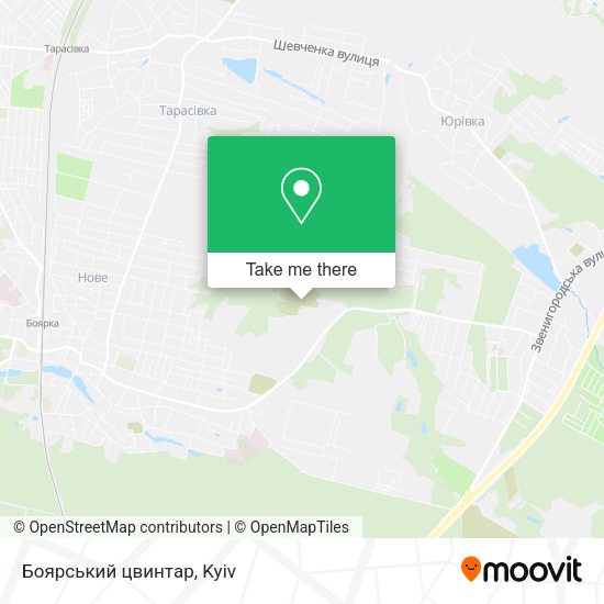 Карта Боярський цвинтар