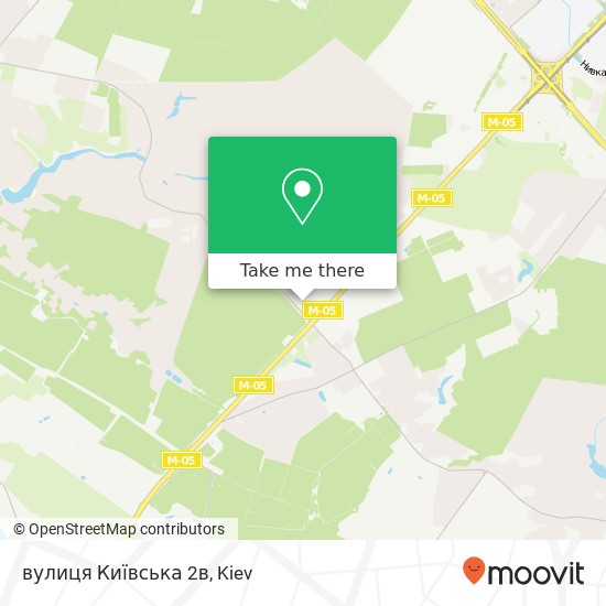 вулиця Київська 2в map