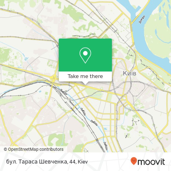 бул. Тараса Шевченка, 44 map