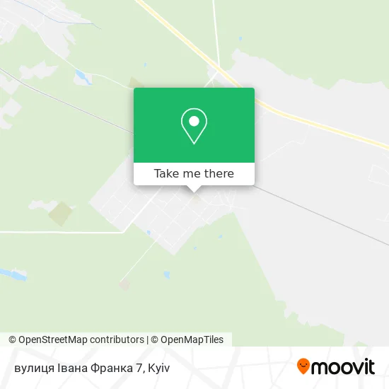 Карта вулиця Івана Франка 7