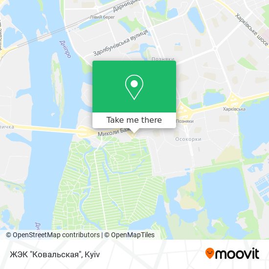 ЖЭК "Ковальская" map
