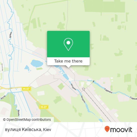 вулиця Київська map