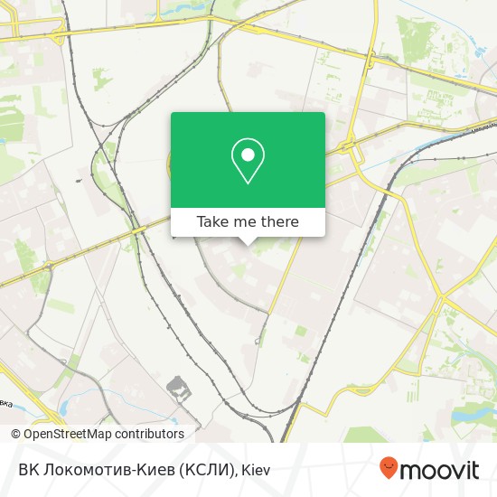 ВК Локомотив-Киев (КСЛИ) map