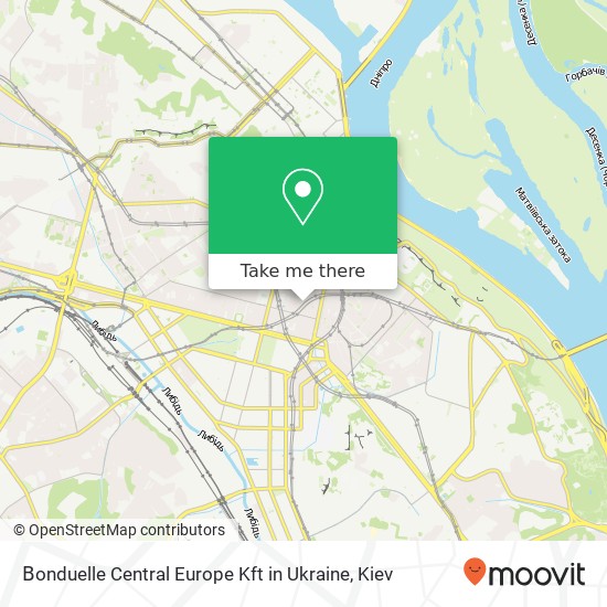 Карта Вonduelle Central Europe Kft in Ukraine