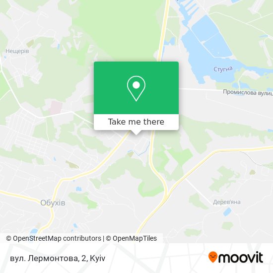 вул. Лермонтова, 2 map