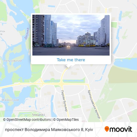 проспект Володимира Маяковського 8 map